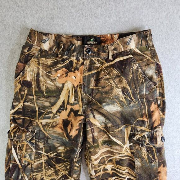 Vintage Red Head Pants Mens M Advantage Camo Cargo Adjustable Waist Hunting - Picture 2 of 15